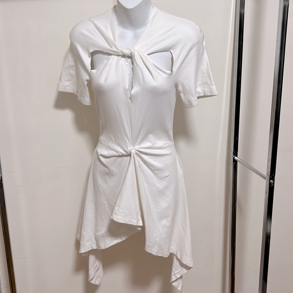 Body hugging tunic dress top